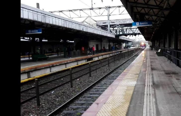 Fue arrollado por el tren.