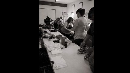 los voluntarios tienen los permisos correspondientes para poder trabajar y circular.