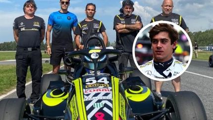 Julián Ramos, sobre su monoplaza de la Fórmula Nacional.