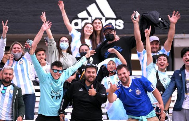 El hincha volvió a acompañar a la Selección.