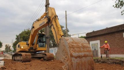 continuan avanzando las obras en el viaducto puente la noria