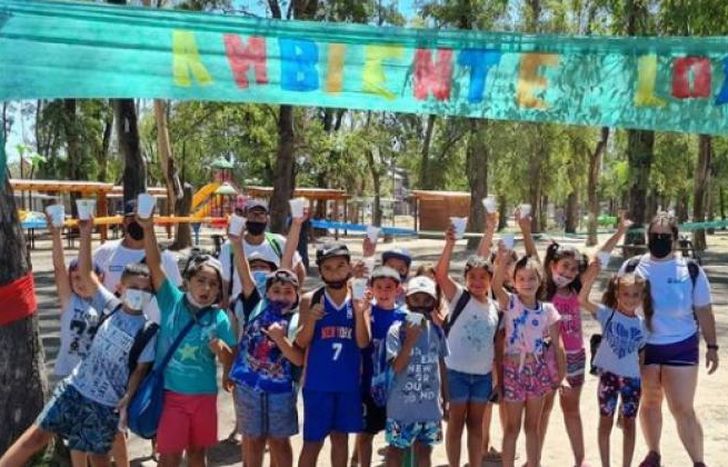 Los chicos fueron guardaparques por un día en la Reserva.