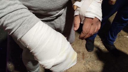Las víctimas fueron rescatadas, pero perdieron todo.