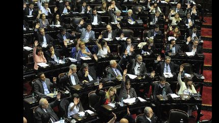 Buenos Aires, Los diputados votan la designación de tres auditores de la AGN propuestos por el Frente para la Victoria, el Frente Renovador y el interbloque Cambiemos. Foto: Fernando Sturla/Télam/ef 06/04/2016