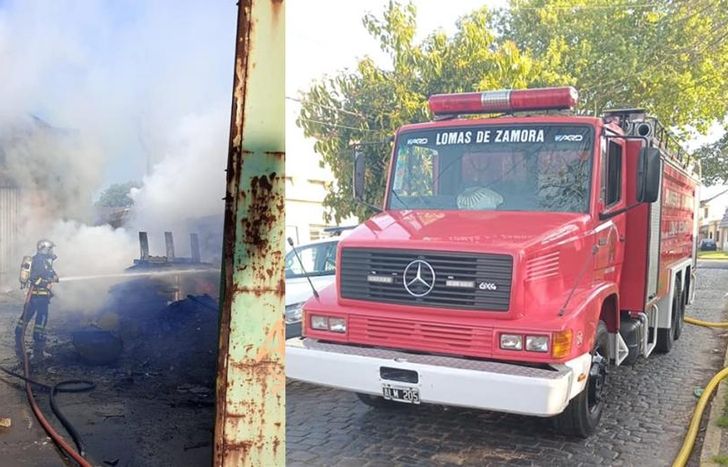 El incendio puso en alerta al barrio.