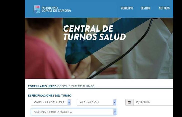 los turnos se reservan desde la web oficial.