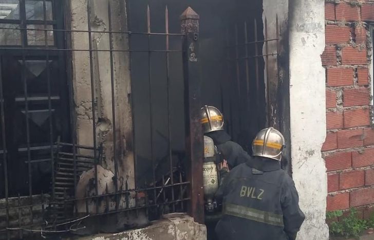 Imágenes del incendio.