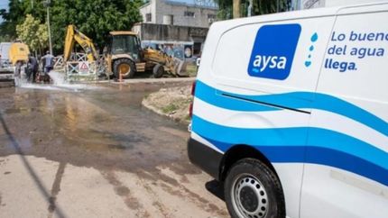 AySA informó que habrá cortes de agua en distintas zonas de Lomas de Zamora la próxima semana. .
