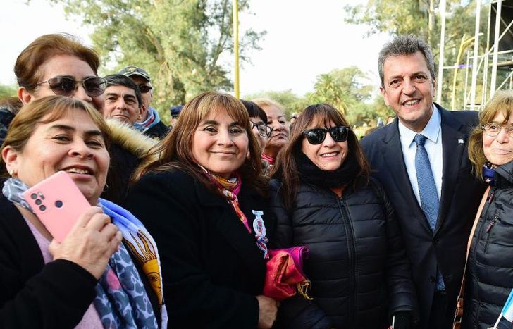 Massa estuvo recientemente en Santiago del Estero.