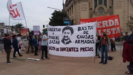 caso anahi benitez: vuelven a marchar para pedir la libertad de marcos bazan