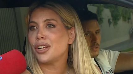 Wanda Nara con Martín Migueles.&nbsp;