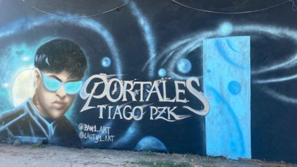 El mural fue pintado el 18 de febrero. El mural fue pintado el 18 de febrero.