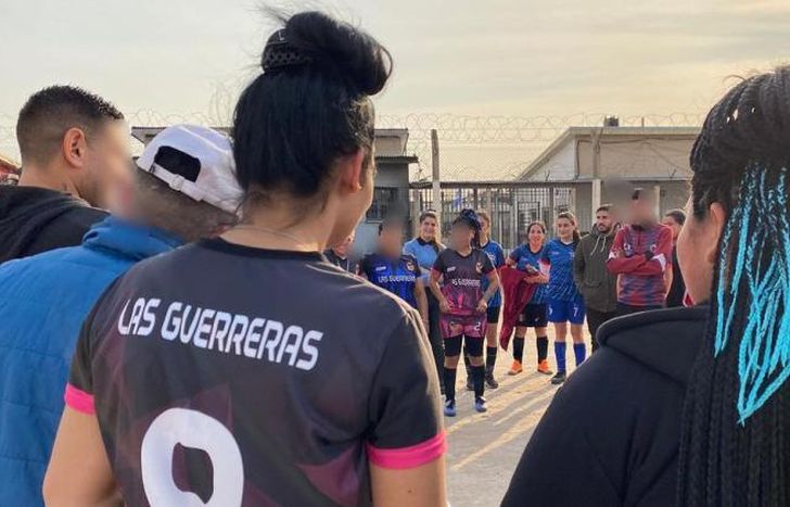 Las Guerreras de la Unidad 40 pudieron compartir una jornada de fútbol.