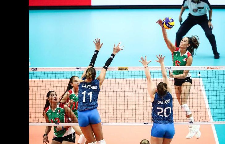 Las chicas fueron superadas por las mexicana, que ganaron en tres sets.