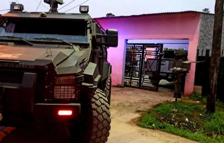 El operativo lo encabezó Gendarmería Nacional.