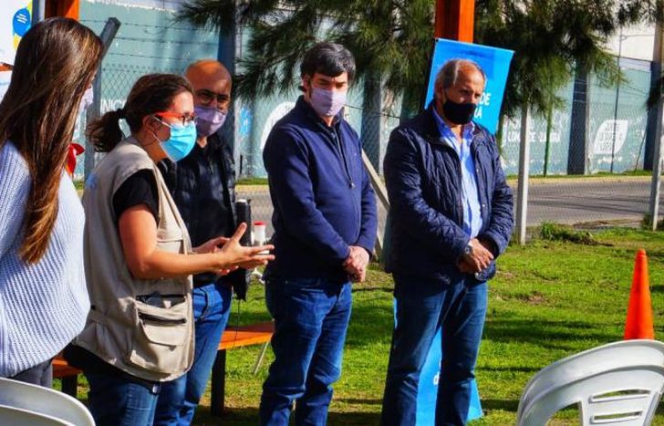 Se inauguró la obra de la bicisenda.