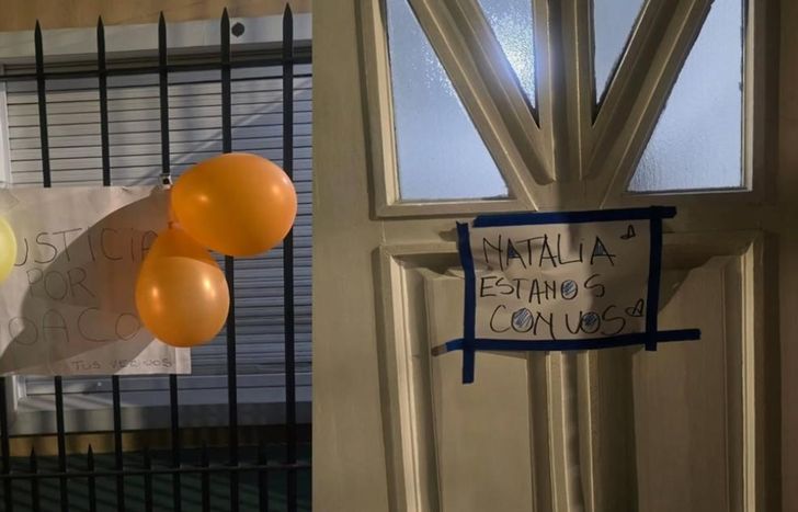 Los mensajes de apoyo para la madre de Joaquín.