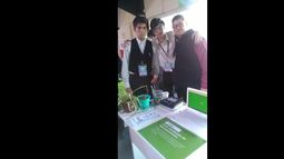Los estudiantes de 6º año presentes en el evento.