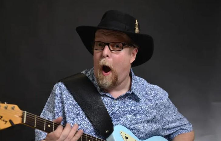 Un bluesman de visita.