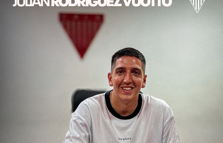 Julián Rodríguez Vuotto confirmado como segundo refuerzo de Los Andes.