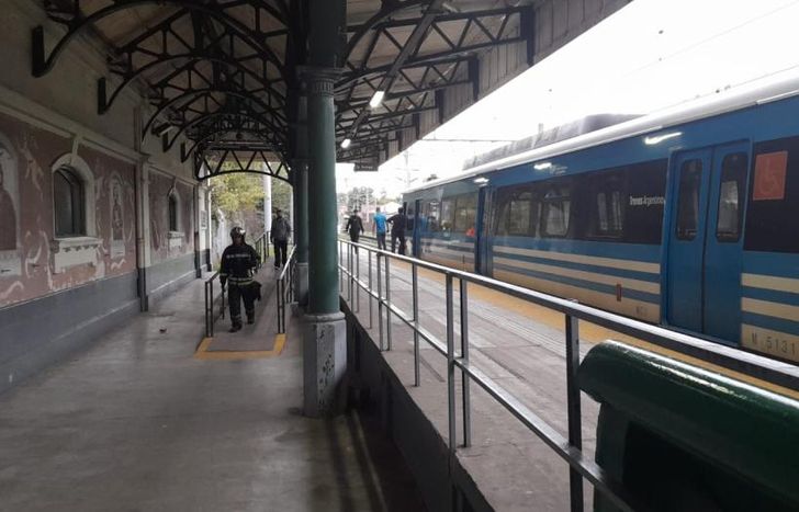 Todo ocurrió dentro de la estación de Banfield.