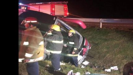 el hecho sucedió en la ruta 9, kilómetro 87, cerca de la ciudad uruguaya de Maldonado.