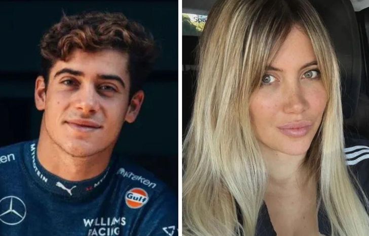 Franco Colapinto elogió a Wanda Nara.
