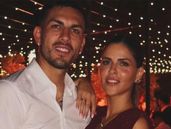 Leandro Paredes y Camila Galante. Leandro Paredes y Camila Galante.