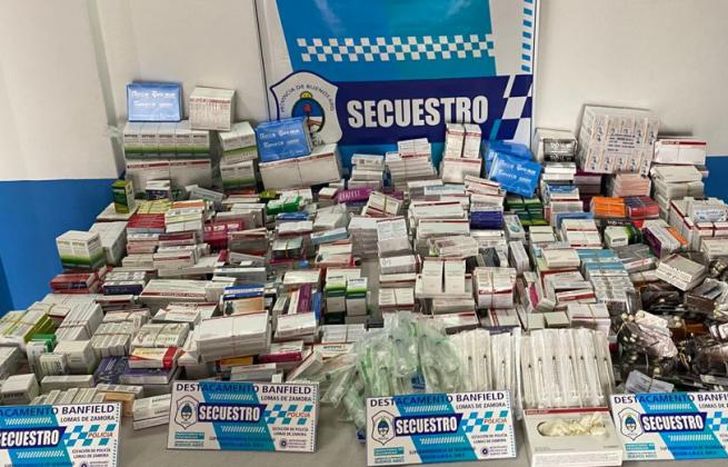 Parte de lo que lograron secuestrar.