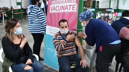 Hay 160.227 personas que ya tienen una dosis.