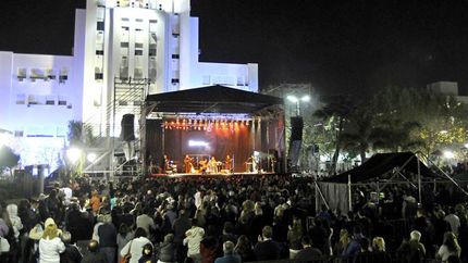 El 17 de septiembre en la Plaza Grigera.