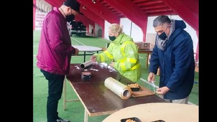 El club realizó decenas de acciones solidarias en las últimas semanas. El club realizó decenas de acciones solidarias en las últimas semanas.