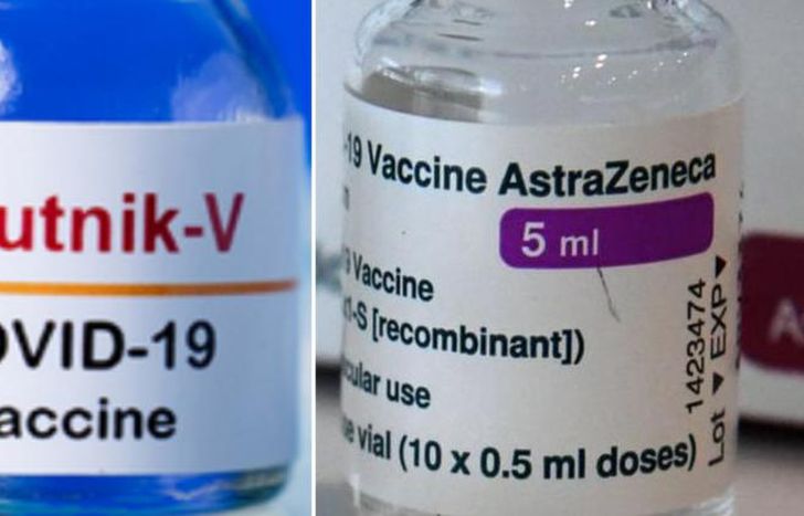 Confirman la seguridad de combinar Sputnik V y AstraZeneca.