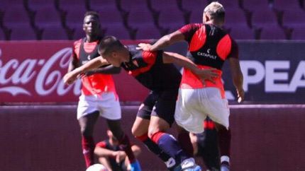 El DT Salomón pudo observar a la mayoría de los jugadores. El DT Salomón pudo observar a la mayoría de los jugadores.