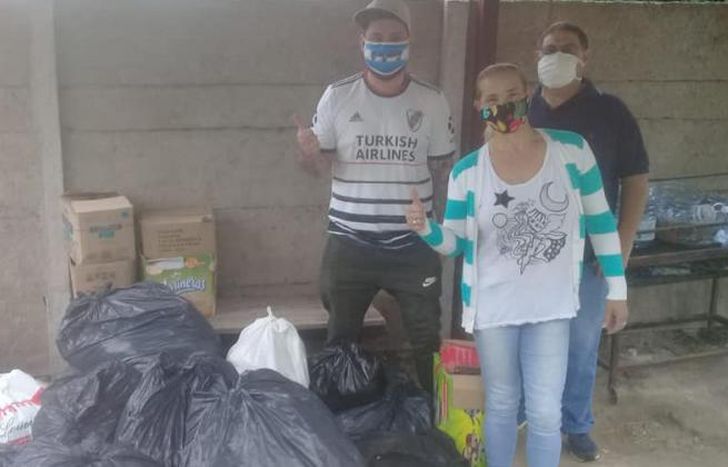 Durante toda la pandemia envían encomiendas una vez al mes.