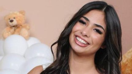 A Daniela se la ve feliz con su embarazo.