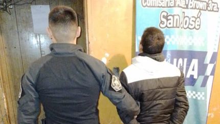 El joven condenado, al momento de su detención. El joven condenado, al momento de su detención.