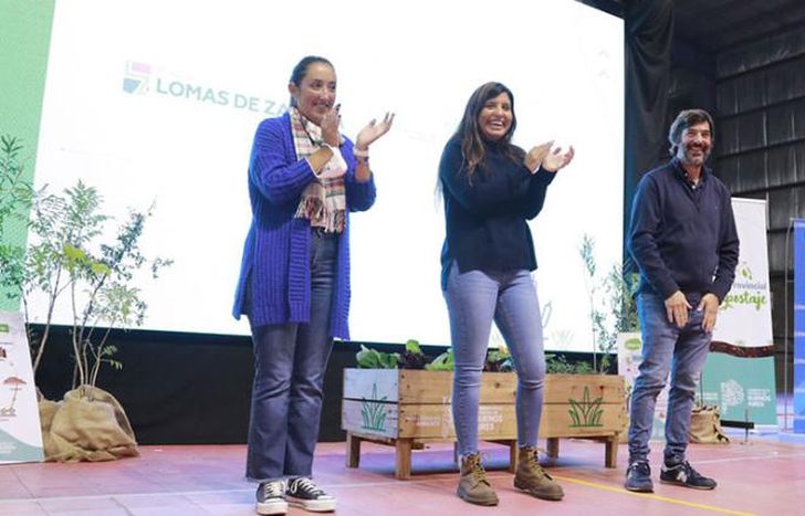 Lesci, Vilar y Baloira, juntos en la presentación.