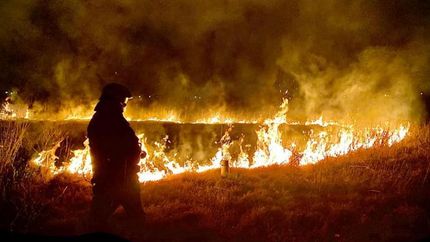 Un equipo de 20 bomberos estuvo trabajando en el lugar.