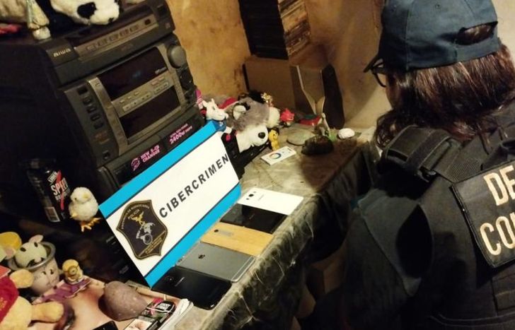 Incautaron una gran cantidad de material de abuso infantil.