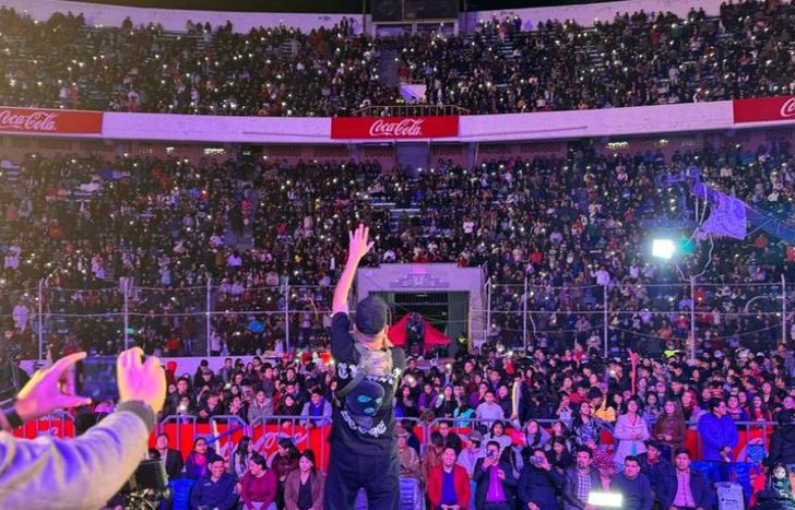 Lleno total en La Paz, Bolivia.