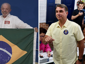 Lula y Bolsonaro, en un balotaje ajustadísimo.