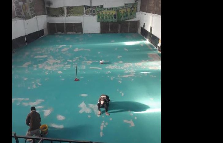 El club se encontraba en medio de obras de infraestructura.