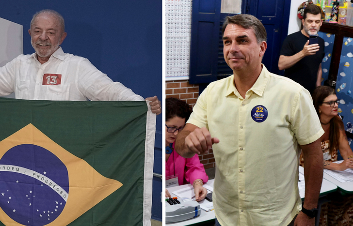 Lula y Bolsonaro, en un balotaje ajustadísimo.