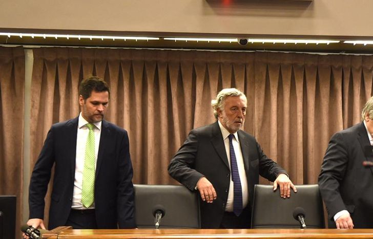 Los jueces Santiago Márquez, Daniel Mazzini y Gustavo Ramilo.