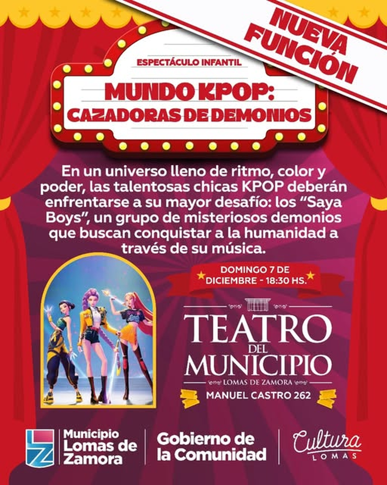 Un espectáculo para los más bajitos en Lomas de Zamora. 