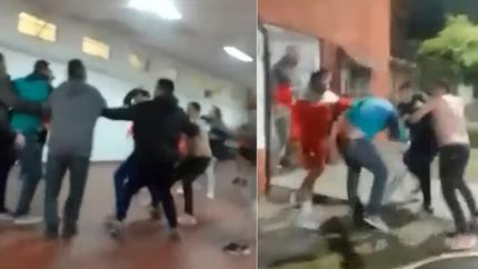 La pelea quedó registrada en un video que se volvió viral.