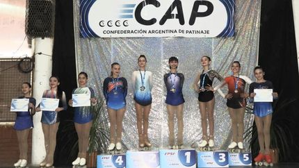 Victoria, en lo más alto del podio. Representará a Lomas en el Sudamericano 2023.