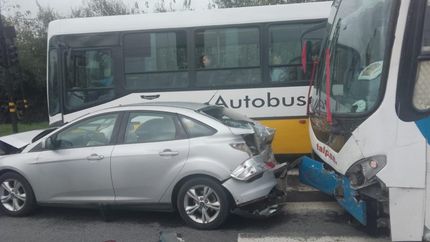 Hubo importantes daños por el impacto.