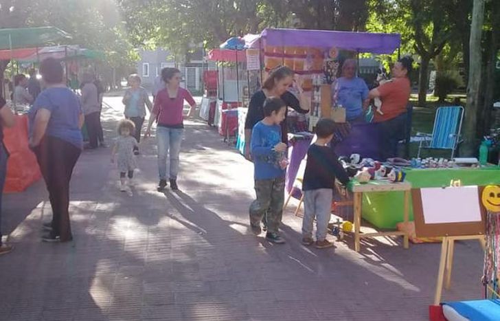 La vuelta a la Plaza San Martín.
